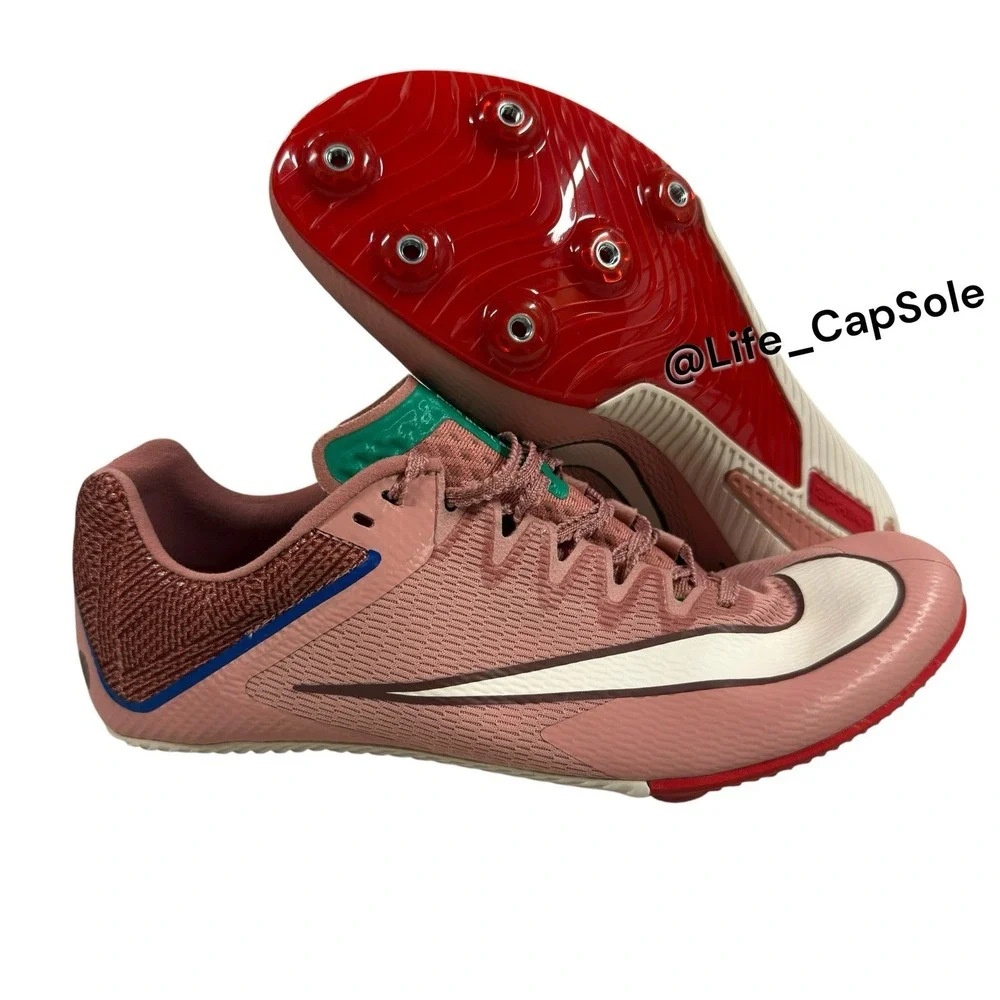 10 Men's Nike Zoom Rival Sprint Track Spikes Armory Pack HQ2061-600 Track Bag